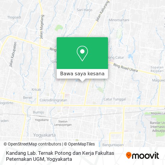 Peta Kandang Lab. Ternak Potong dan Kerja Fakultas Peternakan UGM