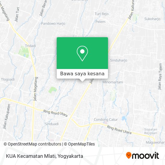 Peta KUA Kecamatan Mlati