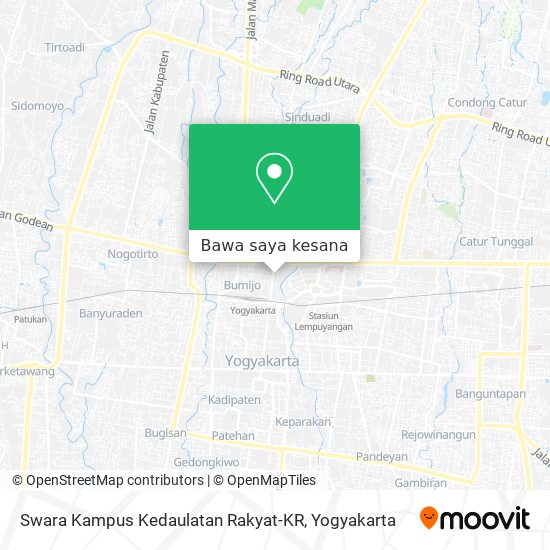 Peta Swara Kampus Kedaulatan Rakyat-KR