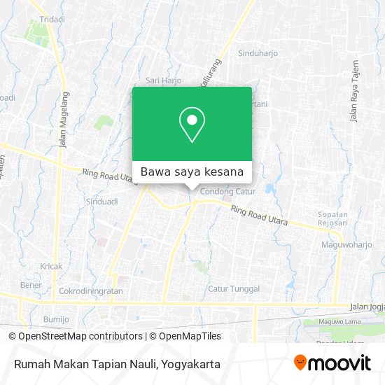 Peta Rumah Makan Tapian Nauli