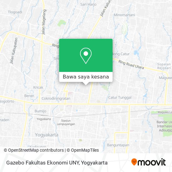 Peta Gazebo Fakultas Ekonomi UNY