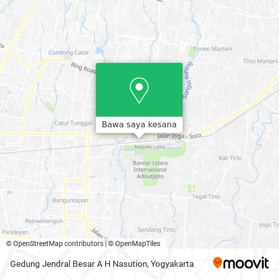 Peta Gedung Jendral Besar A H Nasution