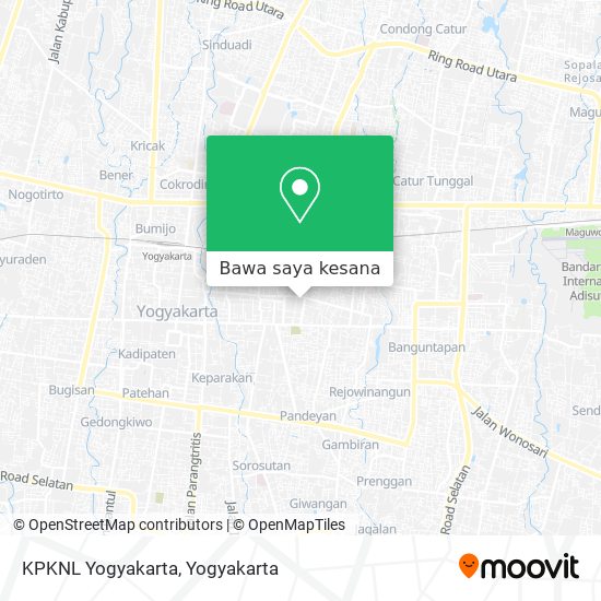 Peta KPKNL Yogyakarta