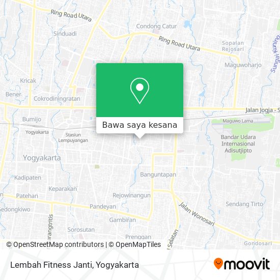 Peta Lembah Fitness Janti