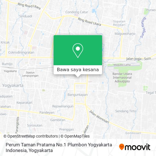 Peta Perum Taman Pratama No.1 Plumbon Yogyakarta Indonesia