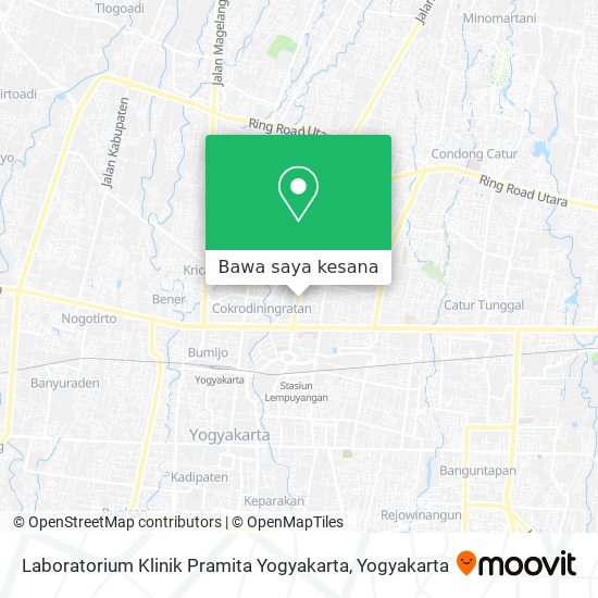 Peta Laboratorium Klinik Pramita Yogyakarta