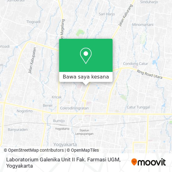 Peta Laboratorium Galenika Unit II Fak. Farmasi UGM