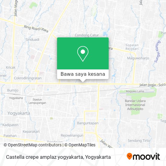 Peta Castella crepe amplaz yogyakarta