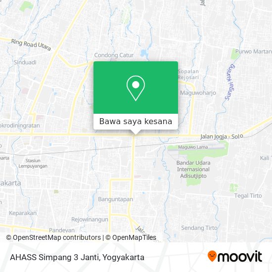 Peta AHASS Simpang 3 Janti