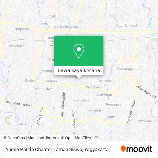 Peta Yamie Panda Chapter Taman Siswa
