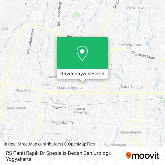 Peta RS Panti Rapih Dr Spesialis Bedah Dan Urologi