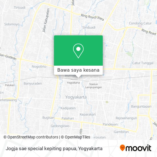 Peta Jogja sae special kepiting papua