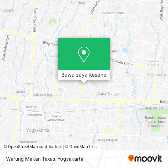 Peta Warung Makan Texas
