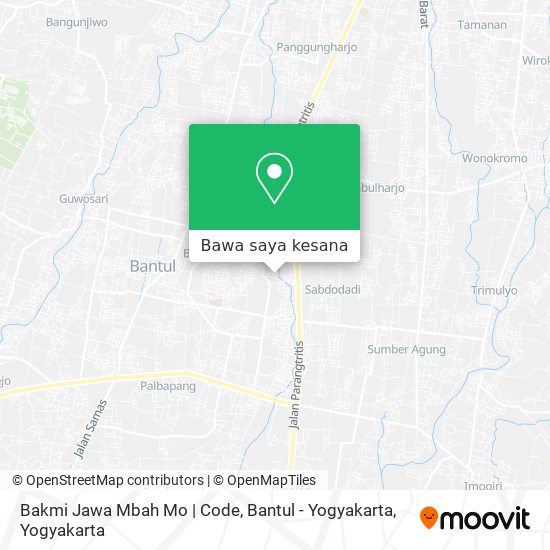 Peta Bakmi Jawa Mbah Mo | Code, Bantul - Yogyakarta