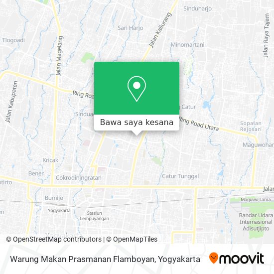 Peta Warung Makan Prasmanan Flamboyan