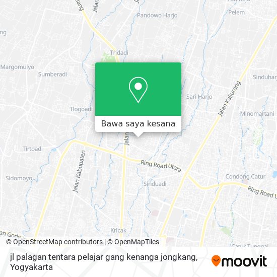 Peta jl palagan tentara pelajar gang kenanga jongkang