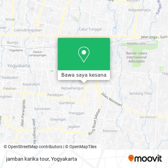 Peta jamban karika tour