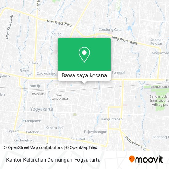 Peta Kantor Kelurahan Demangan
