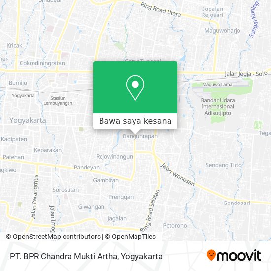 Peta PT. BPR Chandra Mukti Artha