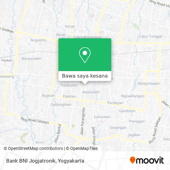 Peta Bank BNI Jogjatronik