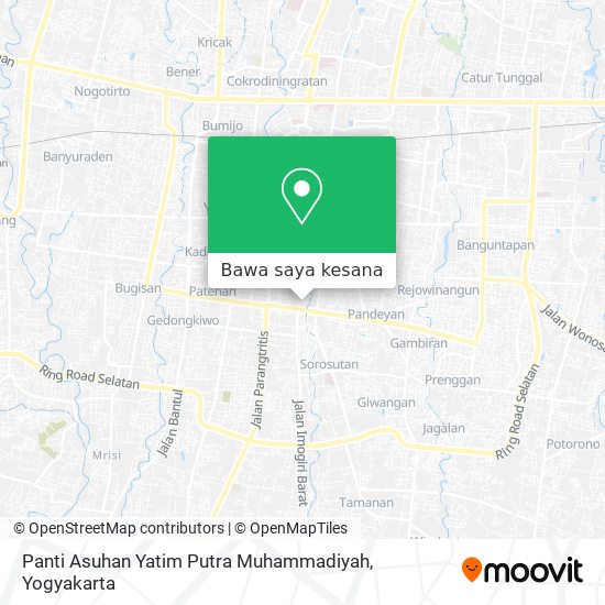 Peta Panti Asuhan Yatim Putra Muhammadiyah