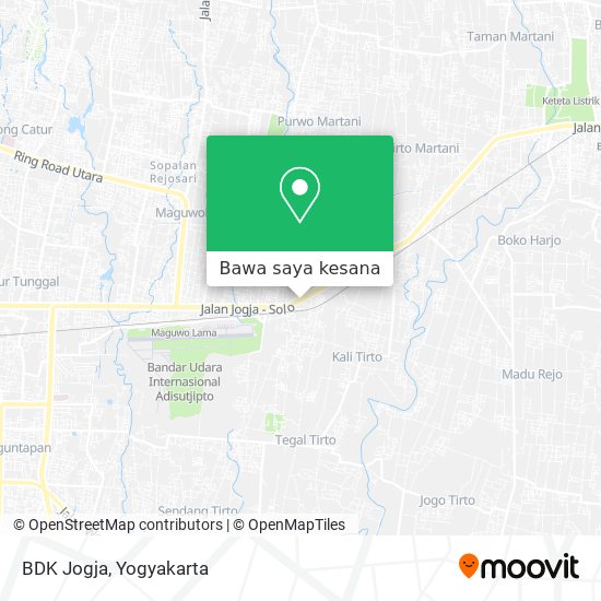 Peta BDK Jogja