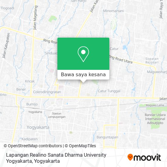 Peta Lapangan Realino Sanata Dharma University Yogyakarta