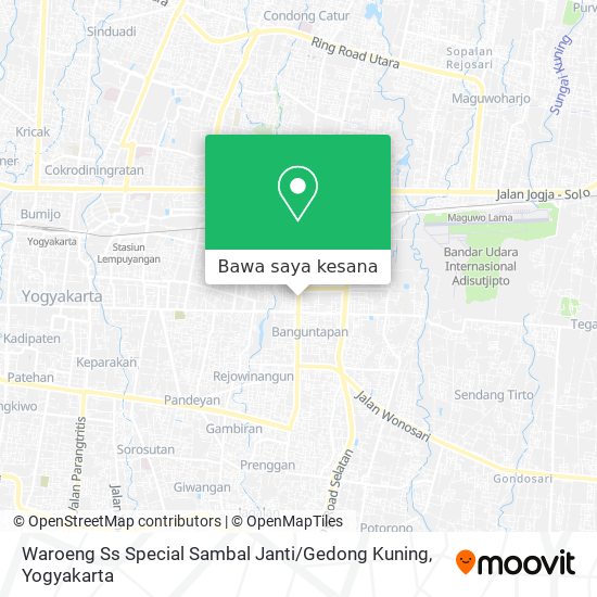 Peta Waroeng Ss Special Sambal Janti / Gedong Kuning