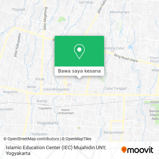 Peta Islamic Education Center (IEC) Mujahidin UNY