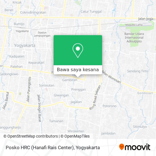 Peta Posko HRC (Hanafi Rais Center)