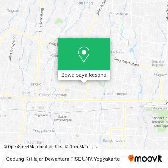 Peta Gedung Ki Hajar Dewantara FISE UNY