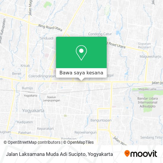 Peta Jalan Laksamana Muda Adi Sucipto