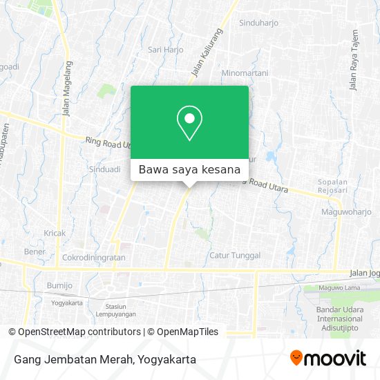 Peta Gang Jembatan Merah