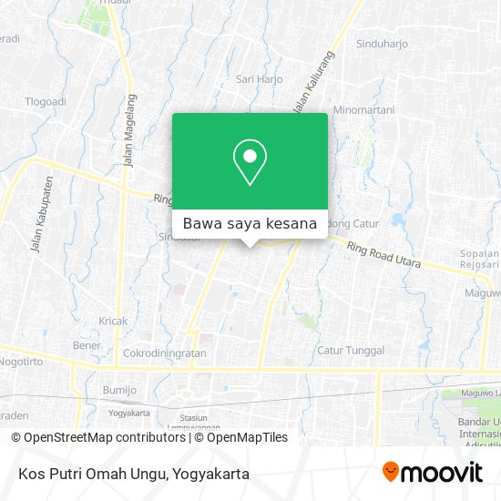 Peta Kos Putri Omah Ungu