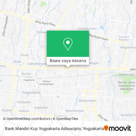 Peta Bank Mandiri Kcp Yogyakarta Adisucipto