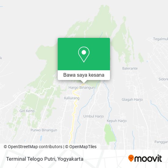 Peta Terminal Telogo Putri