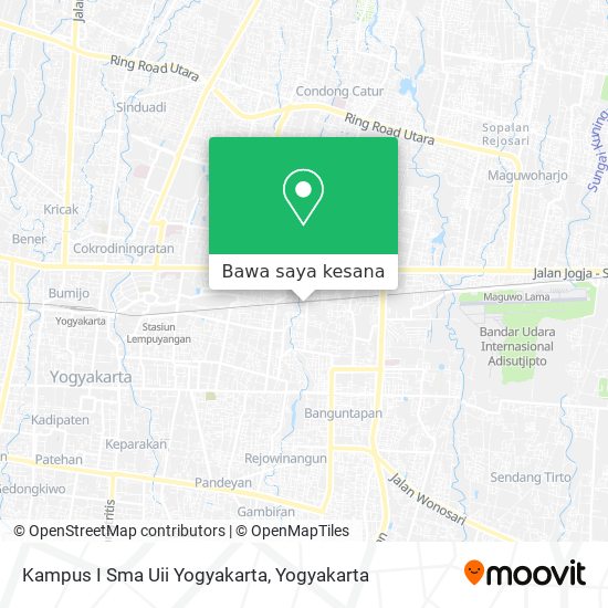 Peta Kampus I Sma Uii Yogyakarta