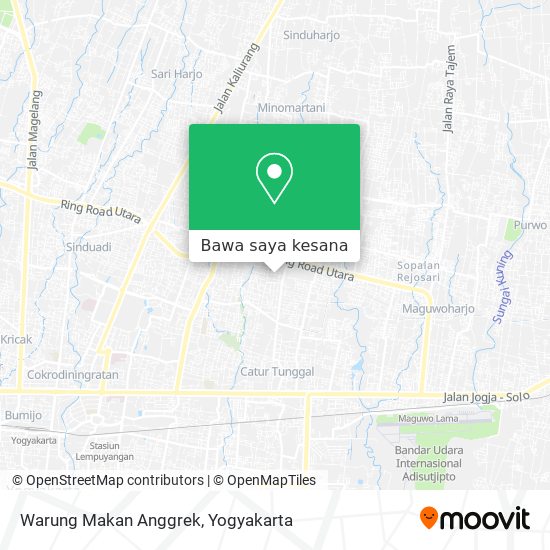 Peta Warung Makan Anggrek