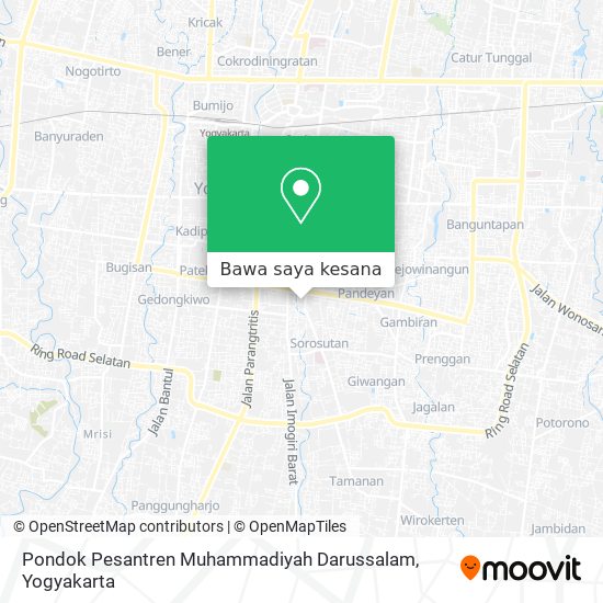 Peta Pondok Pesantren Muhammadiyah Darussalam