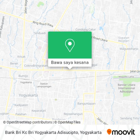 Peta Bank Bri Kc Bri Yogyakarta Adisucipto