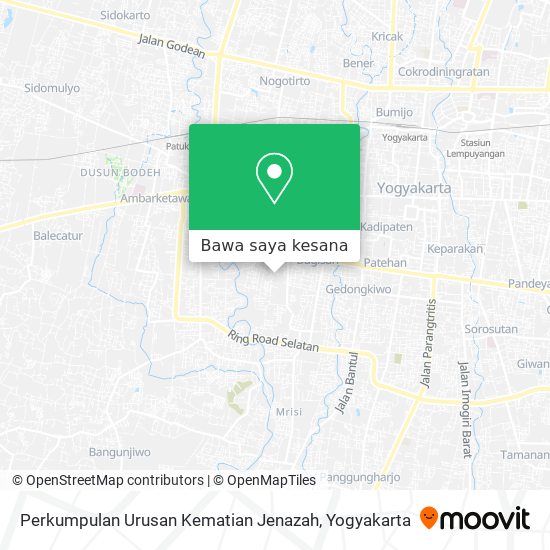Peta Perkumpulan Urusan Kematian Jenazah