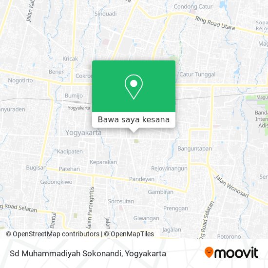 Peta Sd Muhammadiyah Sokonandi