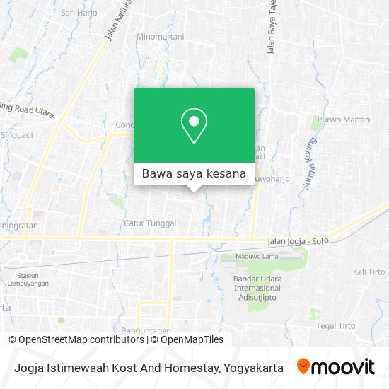 Peta Jogja Istimewaah Kost And Homestay