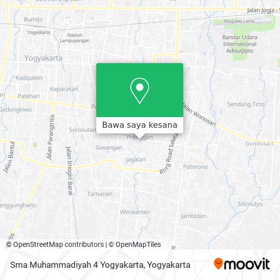 Peta Sma Muhammadiyah 4 Yogyakarta