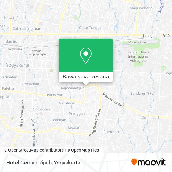 Peta Hotel Gemah Ripah