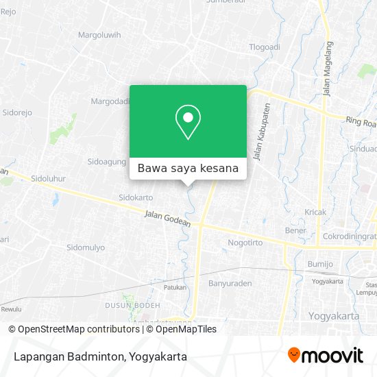 Peta Lapangan Badminton
