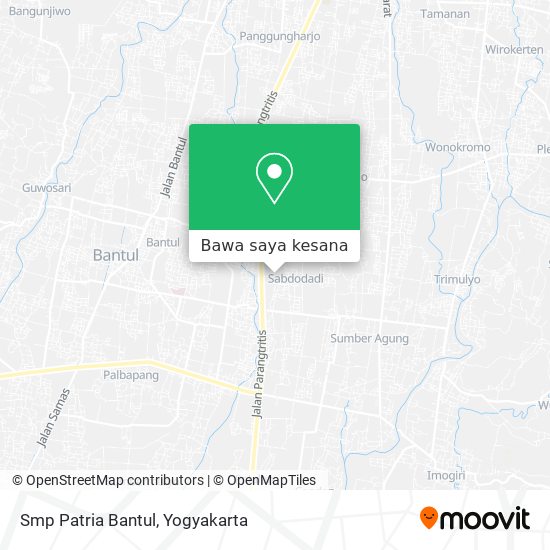 Peta Smp Patria Bantul