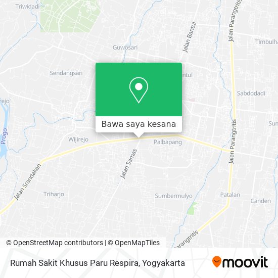 Peta Rumah Sakit Khusus Paru Respira