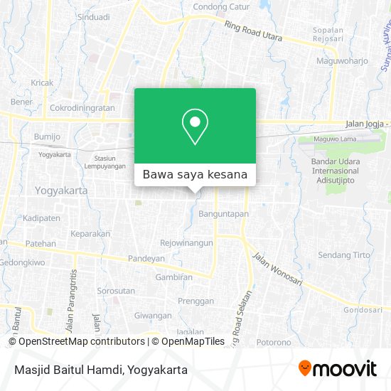 Peta Masjid Baitul Hamdi