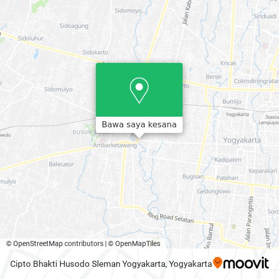 Peta Cipto Bhakti Husodo Sleman Yogyakarta